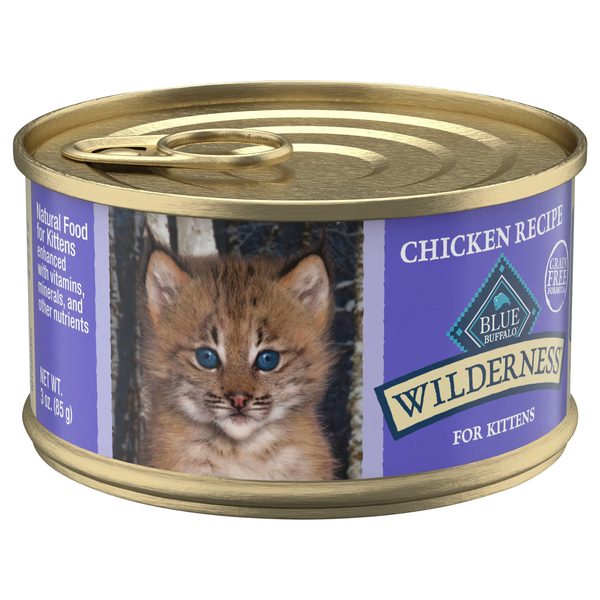 Blue Buffalo Wilderness Grain Free Chicken Recipe Wet Kitten Food
