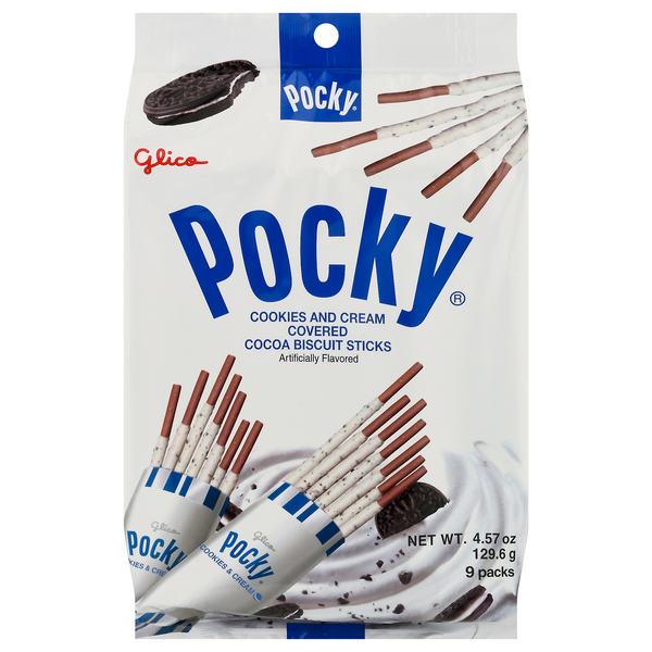 Save on Pocky Biscuit Sticks Cookies & Cream 9 ct Order Online