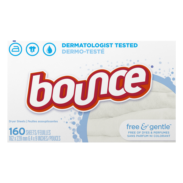 Bounce Free & Gentle Dryer Sheets