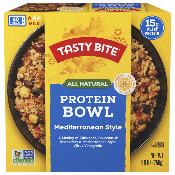 Tasty Bite 60 Second Mild Mediterranean Style Protein Bowl