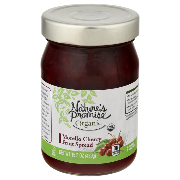 Nature's Promise Organic Morello Cherry Fruit Spread