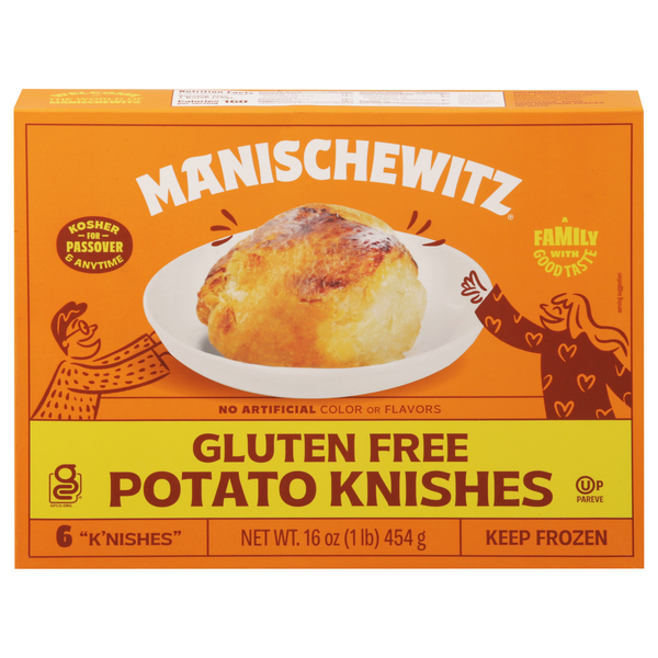 Manischewitz Gluten Free Potato Knishes - 6 ct Kosher For Passover Frozen