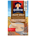 Quaker Fat & Sodium Free Cinnamon Hot Creamy Wheat Farina Cereal