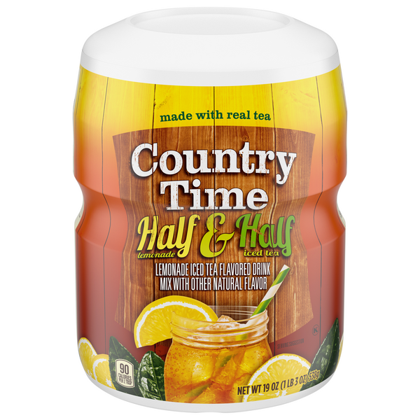 Save on Country Time Drink Mix Half Lemonade & Half Iced Tea Sugar