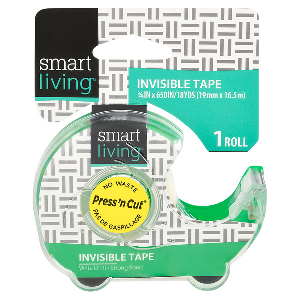 Smart Living Invisible Tape .75 X 650 Inch