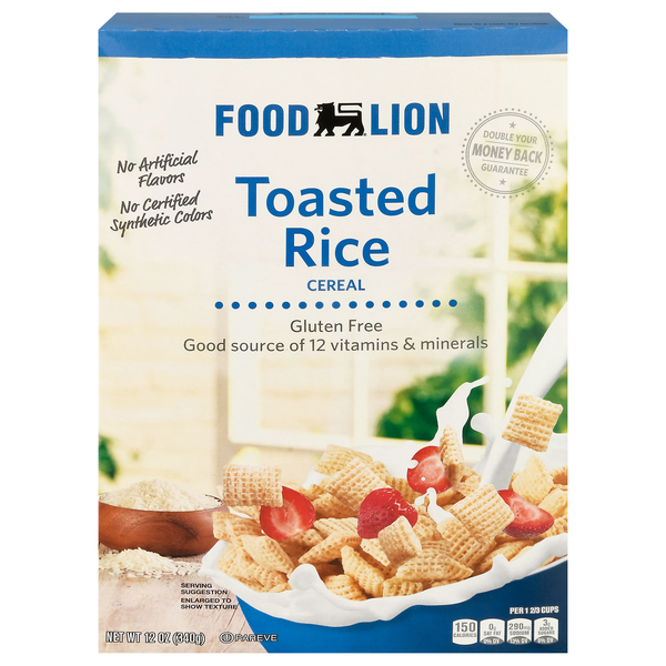 Food Lion Gluten Free Toasted Rice Cereal