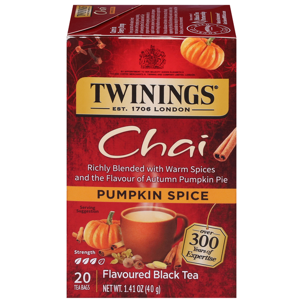 Twinings Chai Pumpkin Spice Black Tea Bags