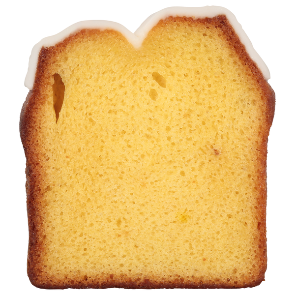 Food Lion Bakery Iced Lemon Cream Cake Slice