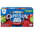 Capri Sun 100% Fruit Punch Juice Drink Pouches - 10 pk