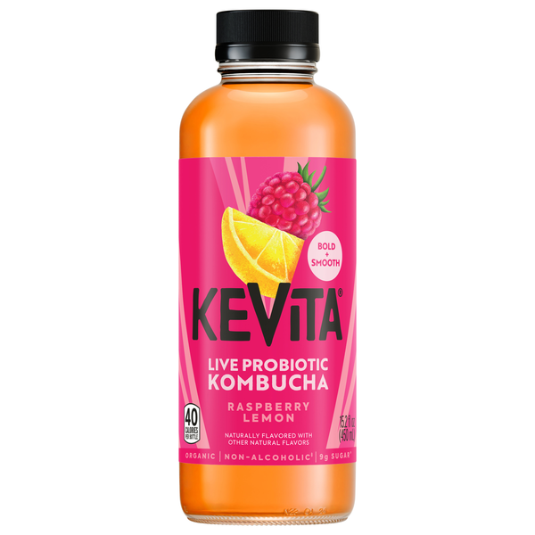 KeVita Organic Raspberry Lemon Kombucha