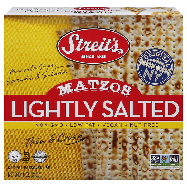 Streit's Kosher Lightly Salted Matzos