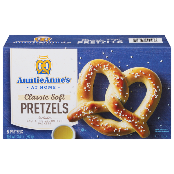 Save on Auntie Anne's Soft Pretzels Classic 5 ct Order Online
