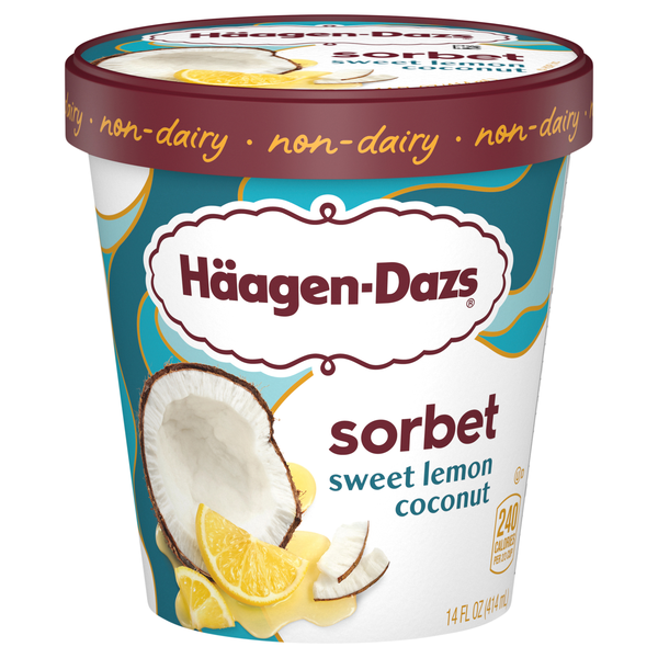 Haagen-Dazs Non-Dairy Sweet Lemon Coconut Sorbet