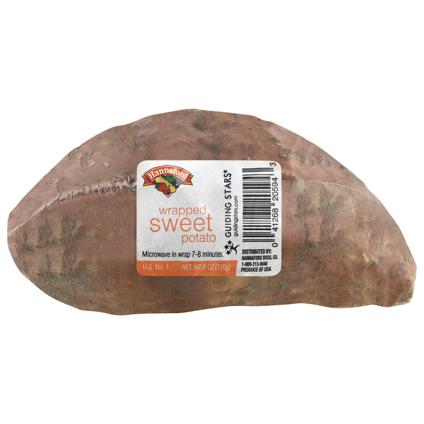 Hannaford Wrapped Sweet Potato