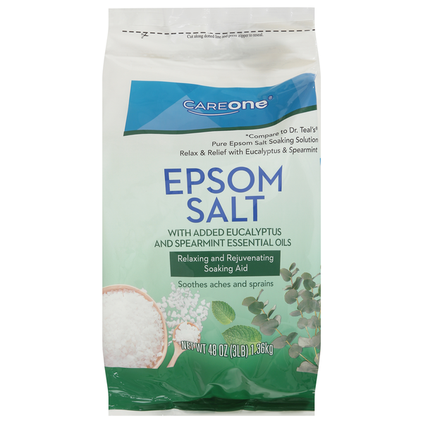Save on CareOne Epsom Salt with Eucalyptus & Spearmint Essential Oils