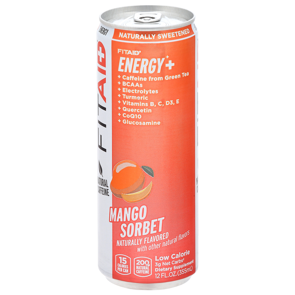 Save on FitAid Energy + Sports Recovery Drink Mango Sorbet Order