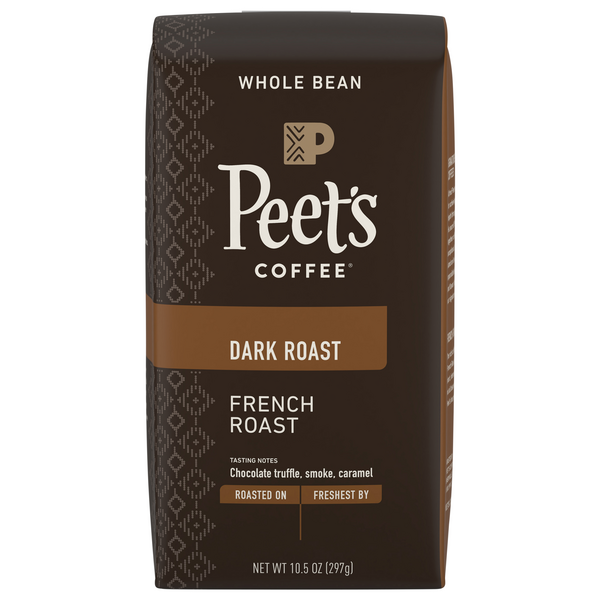 Save on Peet's Coffee French Roast Dark Roast (Whole Bean) Order Online Delivery MARTIN'S