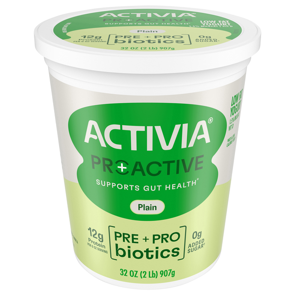 Activia Proactive Low Fat Plain Yogurt
