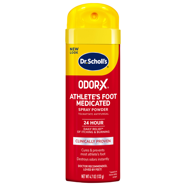 Dr. Scholl's Odor-X Athlete's Foot Medicated Spray Powder