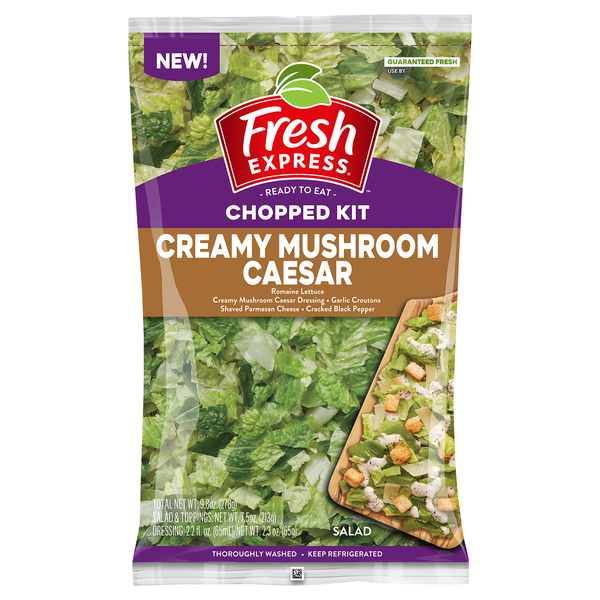 Fresh Express Creamy Mushroom Caesar Chopped Salad Kit
