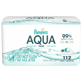 Pampers Aqua Pure Fragrance Free Baby Wipes Pop-Top 56 ct ea - 2 pk