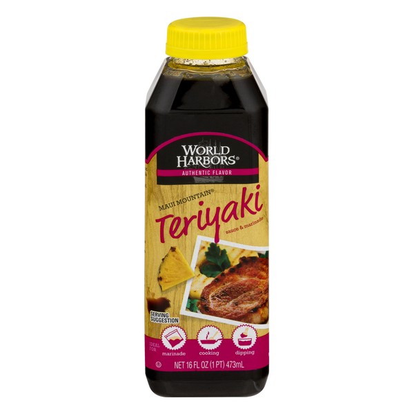 World Harbors Maui Mountain Teriyaki Sauce & Marinade