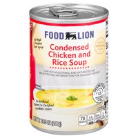 Food Lion Condensed Chicken & Rice Soup