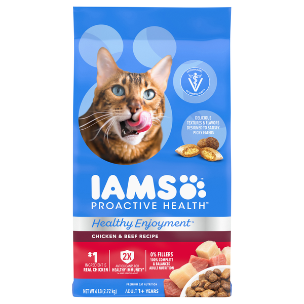 IAMS Proactive Health Healthy Enjoyment Chicken & Beef Adult Dry Cat Food