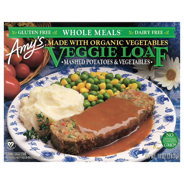 Amy's Organic Gluten & Dairy Free Vegan Veggie Loaf Frozen Meal