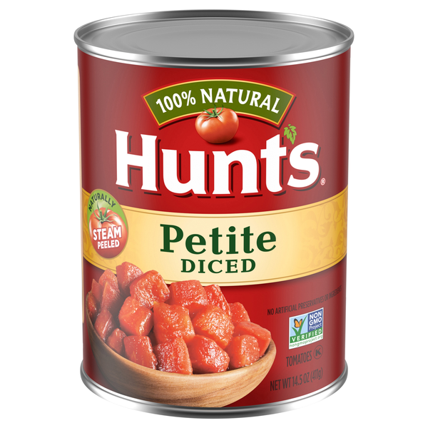 Hunt's 100% Natural Petite Diced Tomatoes