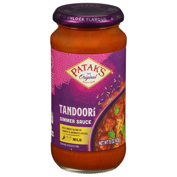 Patak's Mild Tandoori Curry Simmer Sauce