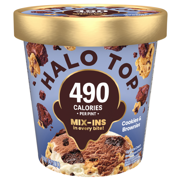 Halo Top Light Cookies & Brownies Ice Cream
