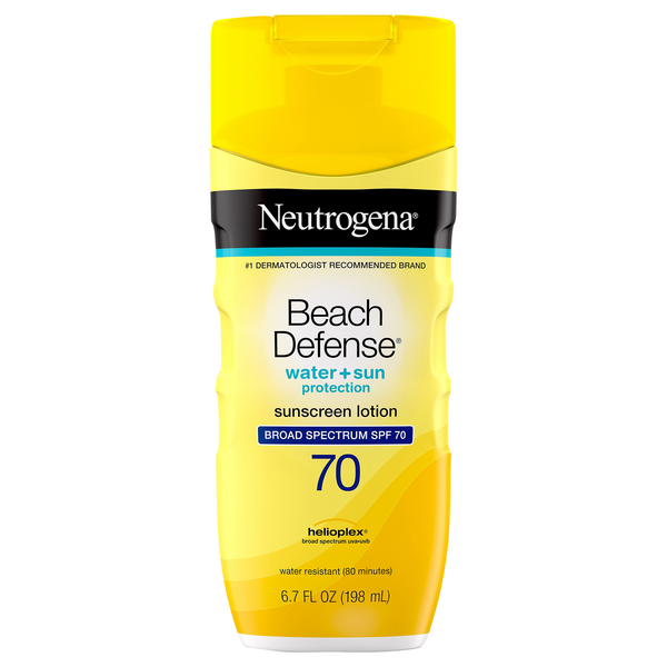Neutrogena Beach Defense Water + Sun Sunscreen Lotion SPF 70