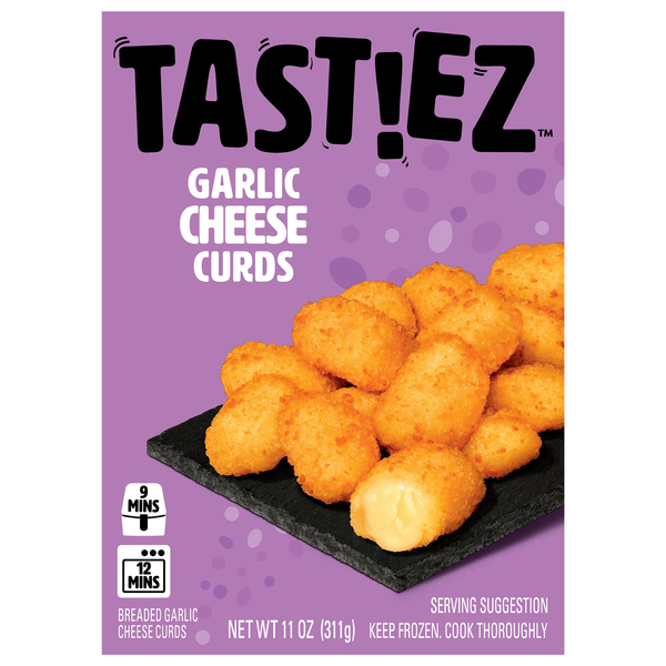 TASTIEZ Garlic Cheese Curds Frozen