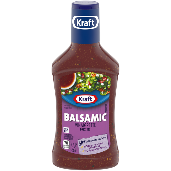 Save on Kraft Balsamic Vinaigrette Salad Dressing Order Online Delivery