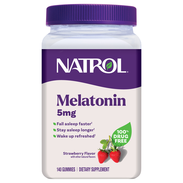 Natrol Melatonin 5 mg Gummies Strawberry