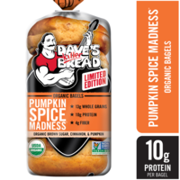 Dave's Killer Bread Organic Pumpkin Spice Madness Bagels - 5 ct