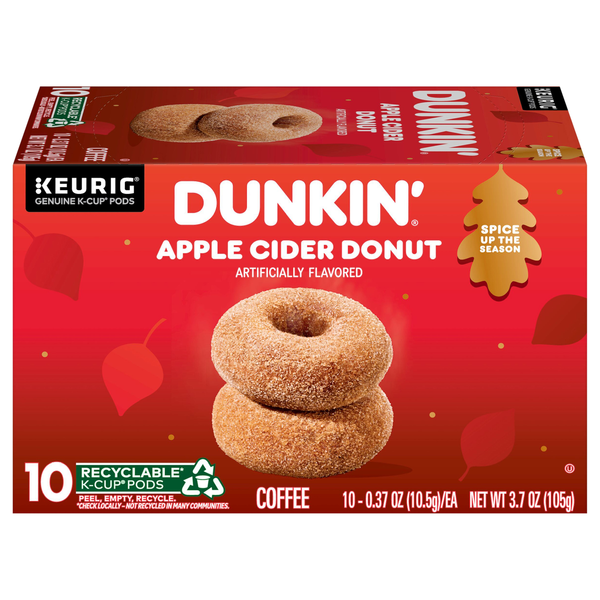 Dunkin' Apple Cider Donut Coffee K-Cup Pods