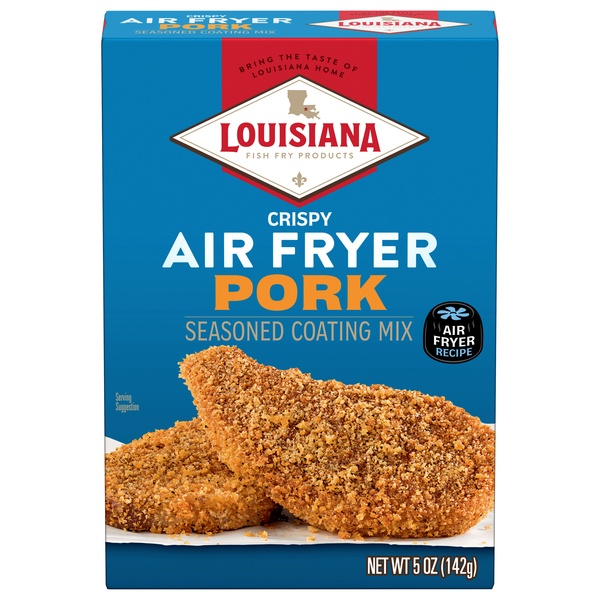 Save on Louisiana Fish Fry Products Air Fryer Seasoned Coating Mix Pork