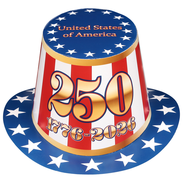 Beistle USA 250 Years Hat Ages 14+