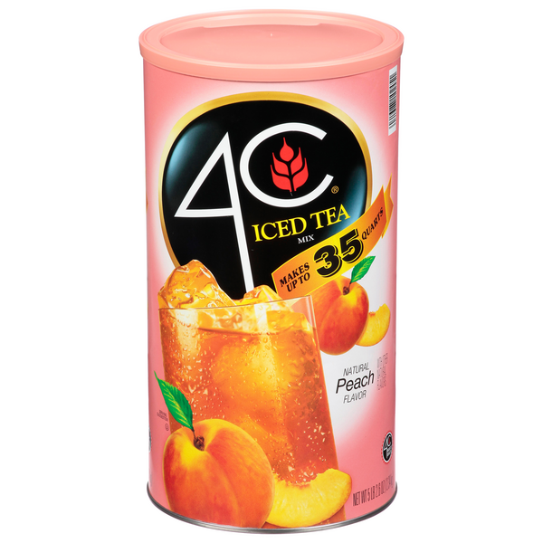 4C Peach Flavor Iced Tea Mix