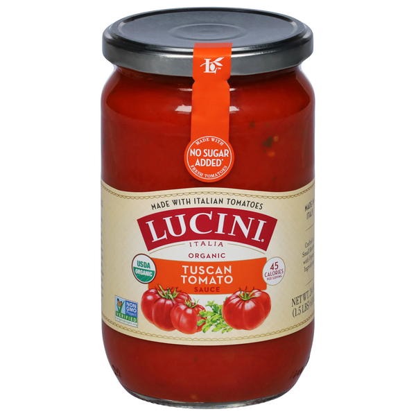 Save on Lucini Pasta Sauce Tuscan Tomato No Sugar Added Organic Order