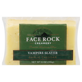Face Rock Creamery Vampire Slayer Garlic Cheddar Cheese Block