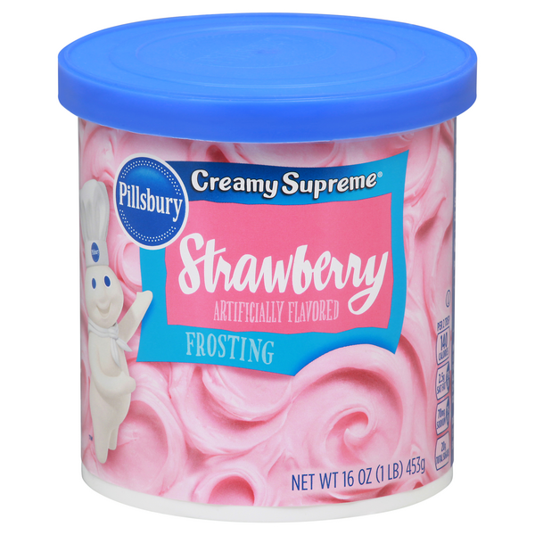 Save on Pillsbury Creamy Supreme Frosting Strawberry Order Online