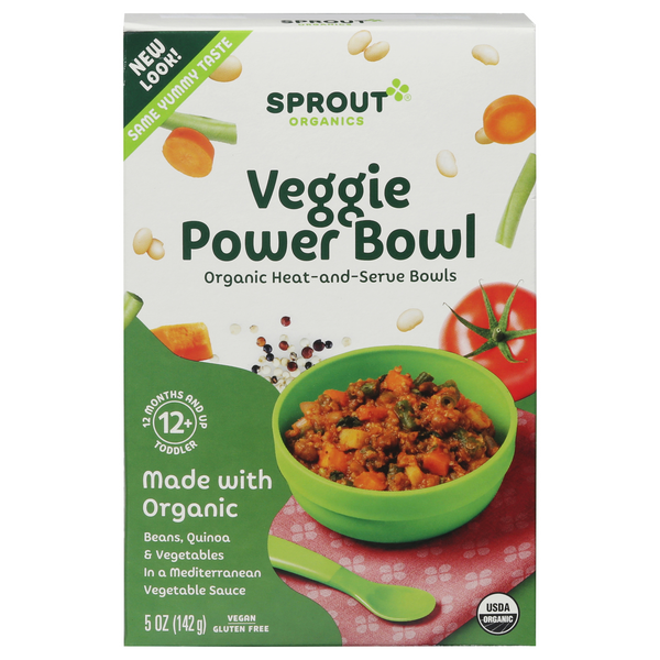 Save on Sprout Toddler Meals Veggie Power Bowl Organic Order Online