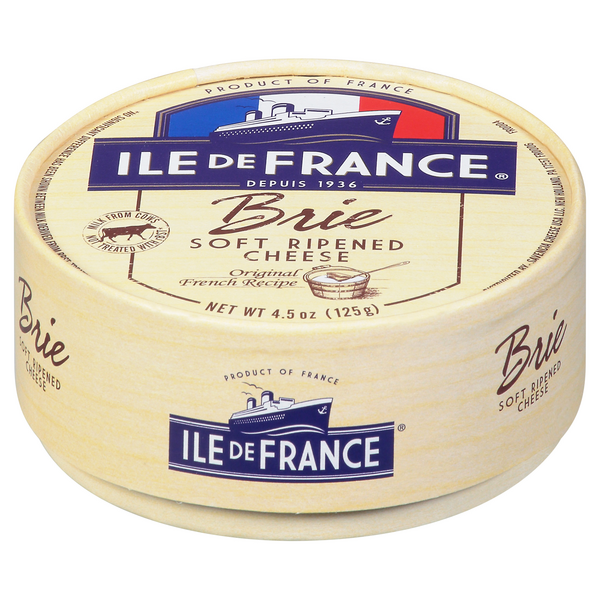Save on Ile De France Brie Soft Ripened Cheese Wheel Order Online
