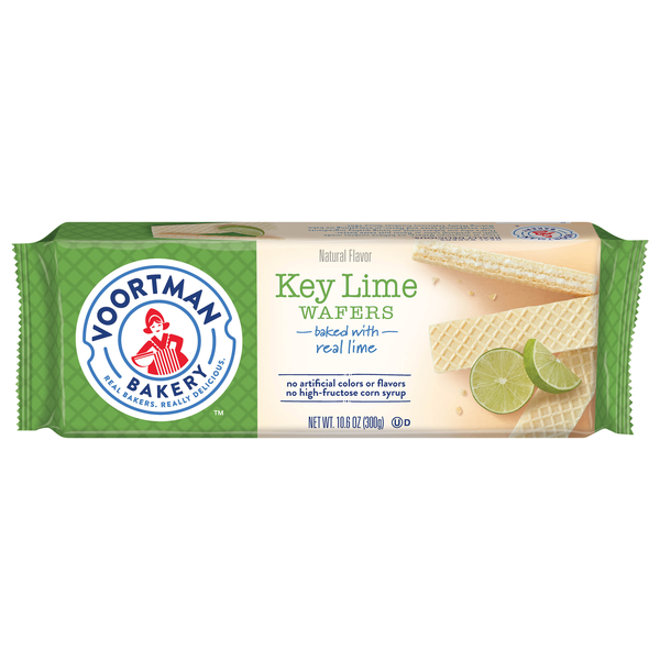 Voortman Key Lime Wafer Cookies
