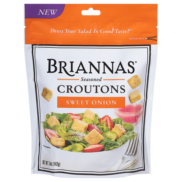 Briannas Sweet Onion Seasoned Croutons