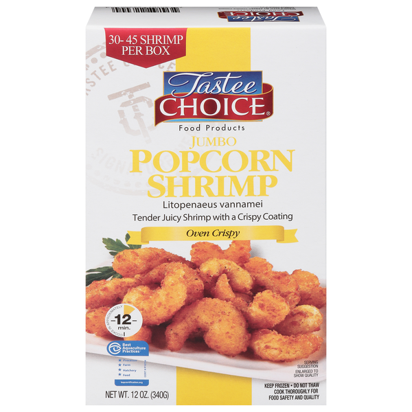 Save on Tastee Choice Popcorn Shrimp Jumbo Order Online Delivery Food