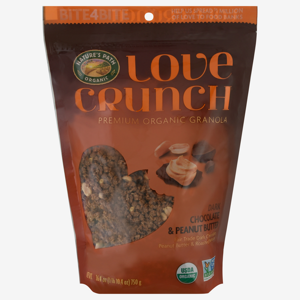 Nature's Path Organic Love Crunch Dark Chocolate & Peanut Butter Granola